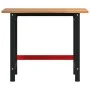 Banco de trabajo madera maciza roble marrón claro 100x60x81,5cm by , Work tables - Ref: Foro24-3309671, Price: 161,37 €, Disc...