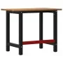 Banco de trabajo madera maciza roble marrón claro 100x60x81,5cm by , Work tables - Ref: Foro24-3309671, Price: 161,37 €, Disc...