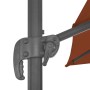 Sombrilla voladiza con poste de aluminio terracota 400x300 cm de vidaXL, Sombrillas - Ref: Foro24-312317, Precio: 249,07 €, D...