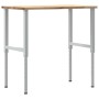 Banco de trabajo madera maciza de roble 100x60x(71,5-98) cm de , Mesas de trabajo - Ref: Foro24-3309717, Precio: 135,45 €, De...