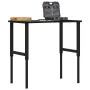 Banco de trabajo madera roble marrón oscuro 100x60x(71,5-98) cm de , Mesas de trabajo - Ref: Foro24-3309699, Precio: 126,92 €...