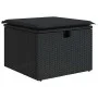 Set de sofás de jardín 6 piezas y cojines ratán sintético negro by , Garden sets - Ref: Foro24-3325996, Price: 404,48 €, Disc...
