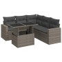 Set de muebles de jardín 6 pzas y cojines ratán sintético gris de , Conjuntos de jardín - Ref: Foro24-3326321, Precio: 459,00...
