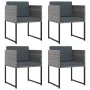 Set de muebles jardín 9 pzas con cojines ratán sintético gris de vidaXL, Conjuntos de jardín - Ref: Foro24-313100, Precio: 46...