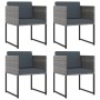 Set de muebles jardín 9 pzas con cojines ratán sintético gris de vidaXL, Conjuntos de jardín - Ref: Foro24-313100, Precio: 41...
