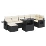 Set de sofás de jardín y cojines 8 piezas ratán sintético negro de , Conjuntos de jardín - Ref: Foro24-3326517, Precio: 525,1...