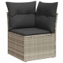 Set sofás jardín 10 pzas con cojines ratán sintético gris claro de , Conjuntos de jardín - Ref: Foro24-3326543, Precio: 718,9...
