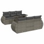 Set de sofás de jardín 7 pzas con cojines ratán sintético gris de , Conjuntos de jardín - Ref: Foro24-3326581, Precio: 538,96...