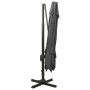 Sombrilla voladiza con doble techo gris antracita 300x300 cm de vidaXL, Sombrillas - Ref: Foro24-312372, Precio: 334,84 €, De...