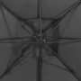 Sombrilla voladiza con doble techo gris antracita 300x300 cm de vidaXL, Sombrillas - Ref: Foro24-312372, Precio: 334,84 €, De...