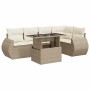 Juego de sofás jardín con cojines 6 pzas ratán sintético beige de , Conjuntos de jardín - Ref: Foro24-3326639, Precio: 526,97...