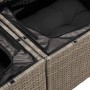 Set de sofás de jardín 4 pzas y cojines ratán sintético gris de , Conjuntos de jardín - Ref: Foro24-3325556, Precio: 274,29 €...