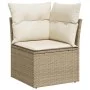 Set sofás de jardín 7 piezas y cojines ratán sintético beige by , Garden sets - Ref: Foro24-3325594, Price: 538,43 €, Discoun...