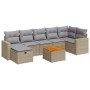 Set de sofás de jardín y cojines 8 piezas ratán sintético beige de , Conjuntos de jardín - Ref: Foro24-3325797, Precio: 510,0...