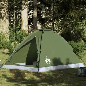 Tienda de campaña iglú para 2 personas impermeable verde oliva de , Tiendas de campaña - Ref: Foro24-4009633, Precio: 34,64 €...