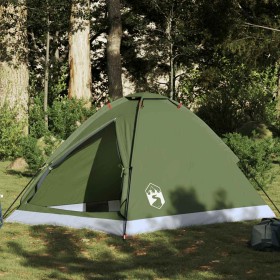 Tienda de campaña iglú para 2 personas impermeable verde oliva de , Tiendas de campaña - Ref: Foro24-4009633, Precio: 34,01 €...