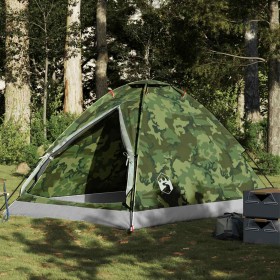Tienda de campaña iglú para 4 personas impermeable camuflaje de , Tiendas de campaña - Ref: Foro24-4009638, Precio: 75,75 €, ...