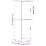 Mueble de cocina madera de ingeniería negro 38x41,5x131,5 cm de , Armarios de cocina - Ref: Foro24-860113, Precio: 91,21 €, D...