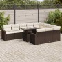 Set de sofás de jardín 11 pzas cojines ratán sintético marrón de , Conjuntos de jardín - Ref: Foro24-3326394, Precio: 789,46 ...