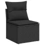 Set de sofás de jardín con cojines 9 pzas ratán sintético negro by , Garden sets - Ref: Foro24-3326446, Price: 661,74 €, Disc...