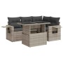 Set de sofás jardín y cojines 5 pzas ratán sintético gris claro de , Conjuntos de jardín - Ref: Foro24-3326473, Precio: 401,3...