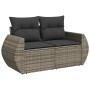 Set de sofás de jardín 7 pzas con cojines ratán sintético gris de , Conjuntos de jardín - Ref: Foro24-3326651, Precio: 495,50...