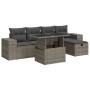 Set de muebles de jardín 6 pzas y cojines ratán sintético gris de , Conjuntos de jardín - Ref: Foro24-3327930, Precio: 421,52...