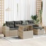 Set de sofás de jardín 6 pzas y cojines ratán sintético gris de , Conjuntos de jardín - Ref: Foro24-3327932, Precio: 442,41 €...