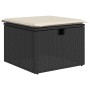 Set sofás jardín y cojines 9 pzas ratán sintético acacia negro de , Conjuntos de jardín - Ref: Foro24-3327987, Precio: 562,81...