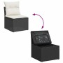 Set sofás jardín y cojines 9 pzas ratán sintético acacia negro de , Conjuntos de jardín - Ref: Foro24-3327987, Precio: 562,81...