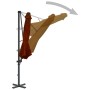 Sombrilla voladiza con palo de aluminio terracota 300 cm de vidaXL, Sombrillas - Ref: Foro24-312307, Precio: 145,43 €, Descue...
