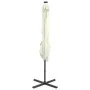 Sombrilla de jardín voladiza con palo y luces LED arena 250 cm de vidaXL, Sombrillas - Ref: Foro24-312320, Precio: 177,45 €, ...