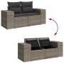 Set de sofás de jardín 7 pzas con cojines ratán sintético gris de , Conjuntos de jardín - Ref: Foro24-3327399, Precio: 477,36...