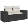 Set de sofás de jardín y cojines 8 piezas ratán sintético negro de , Conjuntos de jardín - Ref: Foro24-3327402, Precio: 522,6...