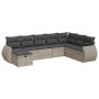 Set de sofás de jardín 8 pzas y cojines ratán sintético gris de , Conjuntos de jardín - Ref: Foro24-3325638, Precio: 552,90 €...