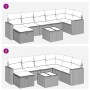 Set de sofás de jardín 8 pzas y cojines ratán sintético gris de , Conjuntos de jardín - Ref: Foro24-3325418, Precio: 548,72 €...