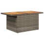 Set sofás jardín y cojines 8 pzas ratán sintético acacia gris de , Conjuntos de jardín - Ref: Foro24-3327518, Precio: 511,70 ...