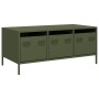 Mesa de centro acero laminado frío verde oliva 101,5x50x43,5 cm de , Mesas de centro - Ref: Foro24-851272, Precio: 112,37 €, ...