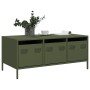 Mesa de centro acero laminado frío verde oliva 101,5x50x43,5 cm de , Mesas de centro - Ref: Foro24-851272, Precio: 112,37 €, ...