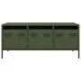 Mesa de centro acero laminado frío verde oliva 101,5x50x43,5 cm de , Mesas de centro - Ref: Foro24-851272, Precio: 110,56 €, ...