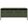 Mesa de centro acero laminado frío verde oliva 101,5x50x43,5 cm de , Mesas de centro - Ref: Foro24-851272, Precio: 112,37 €, ...