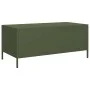 Mesa de centro acero laminado frío verde oliva 101,5x50x43,5 cm de , Mesas de centro - Ref: Foro24-851272, Precio: 110,56 €, ...