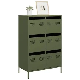 Aparador acero verde oliva 68x39x101,5 cm von , Sideboards - Ref: Foro24-851224, Preis: 171,26 €, Rabatt: %