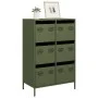Aparador acero verde oliva 68x39x101,5 cm von , Sideboards - Ref: Foro24-851224, Preis: 171,26 €, Rabatt: %
