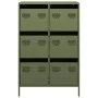 Aparador acero verde oliva 68x39x101,5 cm von , Sideboards - Ref: Foro24-851224, Preis: 171,26 €, Rabatt: %