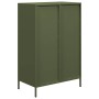 Aparador acero verde oliva 68x39x101,5 cm de , Aparadores - Ref: Foro24-851224, Precio: 173,50 €, Descuento: %