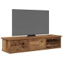 Armario de pared madera ingeniería envejecida 88x26x18,5 cm de , Estantes y estanterías - Ref: Foro24-855860, Precio: 57,32 €...