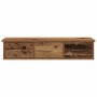 Armario de pared madera ingeniería envejecida 88x26x18,5 cm de , Estantes y estanterías - Ref: Foro24-855860, Precio: 57,32 €...
