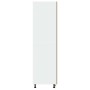 Mueble frigorífico madera ingeniería roble artisan 60x57x207 cm de , Armarios de cocina - Ref: Foro24-856126, Precio: 203,82 ...