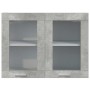 Armario colgante de vidrio gris hormigón 80x31x60 cm de , Armarios de cocina - Ref: Foro24-856118, Precio: 64,14 €, Descuento: %